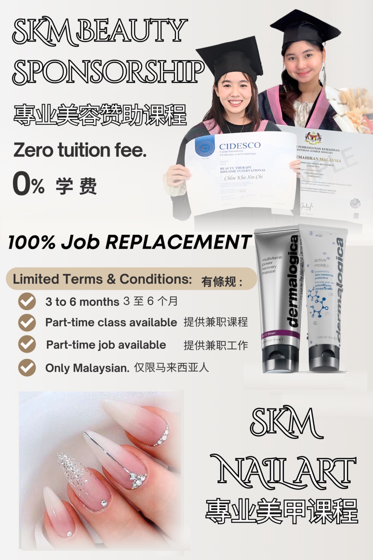 100% Internship & Job Guarantee - IKEDA SPA
